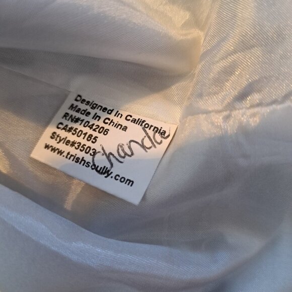 Trish Scully girls size 6X black and white floral belted coat, EUC - Picture 6 of 8